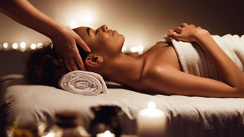 relaxing massage at Blu Rain Massage in Carefree, AZ